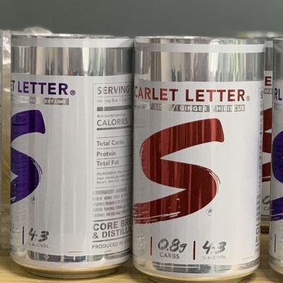 202 Cdl Lon bia nhôm kim loại hình trụ tiêu chuẩn 12oz 355ml